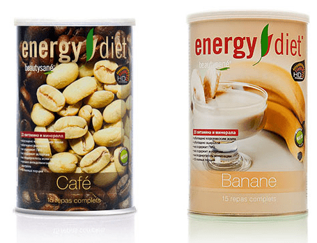 Sabores de las dietas de energía